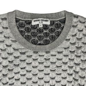 OPENING CEREMONY -Men’s Sweater - Grey Beige Color -Size Large